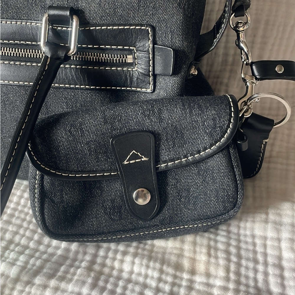 DOONEY AND BOURKE 
 anniversary signature double pocket satchel handbag - Picture 10 of 16